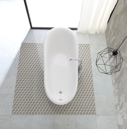 Vasca freestanding stile classico con piedini argento