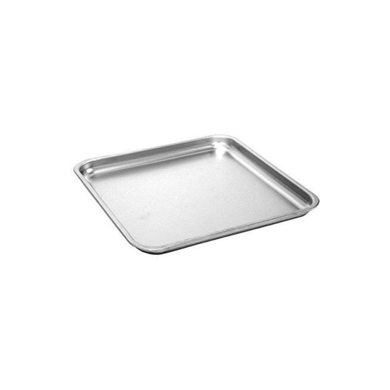 Bandeja de horno baja de acero inoxidable 36x36x3 cm