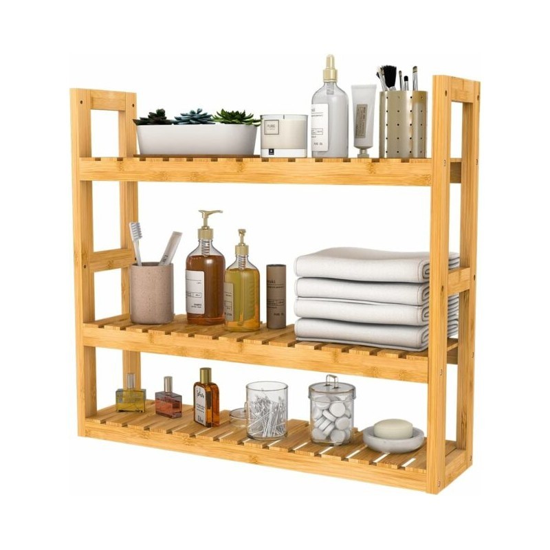 Organizzatore da parete in bambù regolabile Domopak