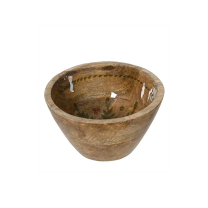 Ciotola in legno di mango Ø12,5 × H7 cm – 1 pezzo assortito