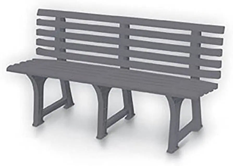 Isotta 3-Sitzer-Bank 147x51x75h cm taubengrau