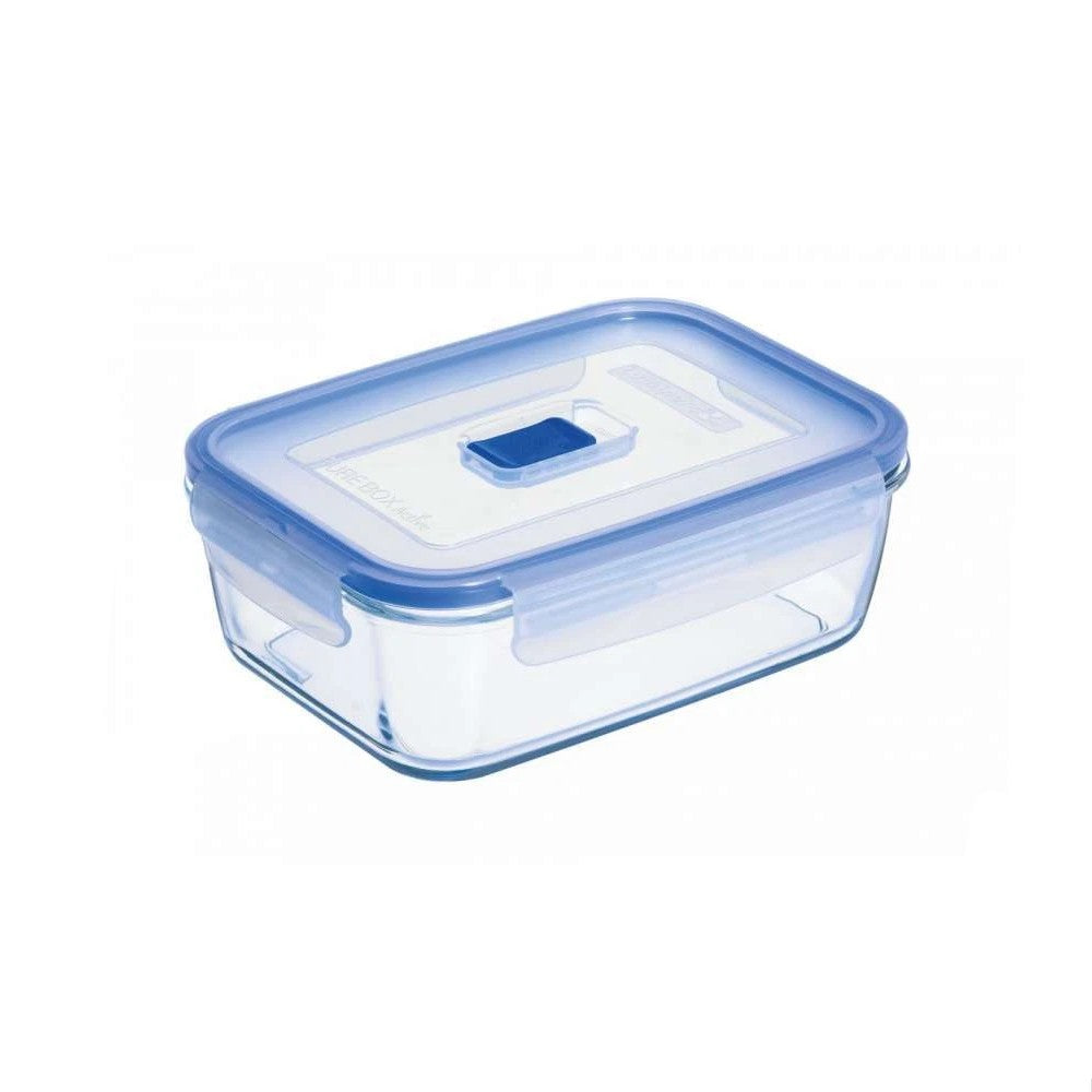 Purebox rechteckiger Behälter mit Glasdeckel 20x15 122 cl