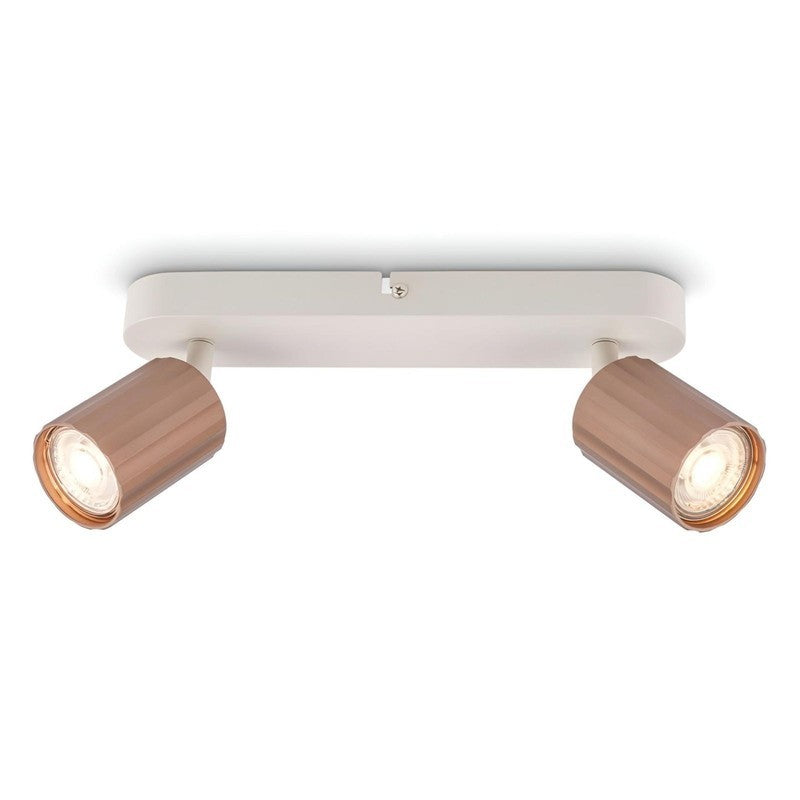 Briloner bar Skaft 2xGU10 coffee color 28 x 5.7 x 12.5 cm