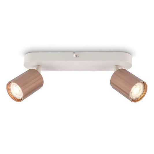 Briloner bar Skaft 2xGU10 coffee color 28 x 5.7 x 12.5 cm