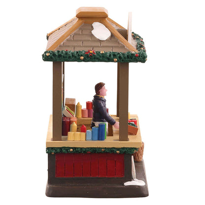 Lemax Christmas candles - Festive atmosphere for your Christmas village - 14.2 x 10.6 x 8.5 cm