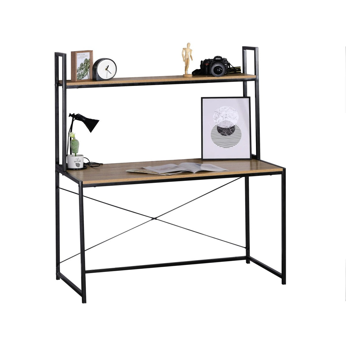 Barthy desk 1 shelf 120x60x138 cm