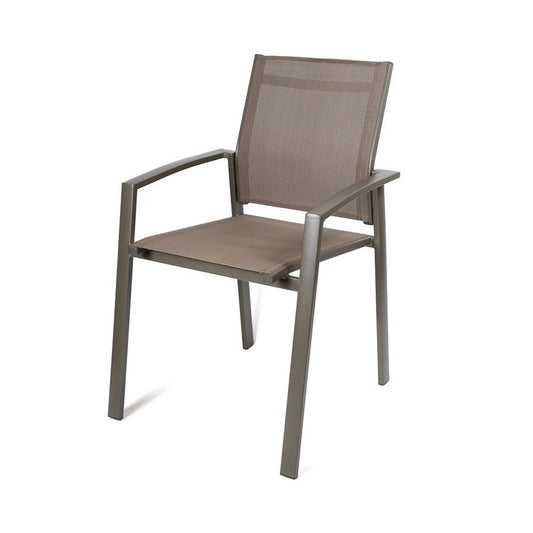 Axiome Stuhl mit Armlehnen, Keksfarbe, 89x60x57h cm