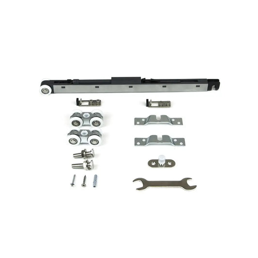 Hardware kit for a Railway soft closing sliding door 80 kg,