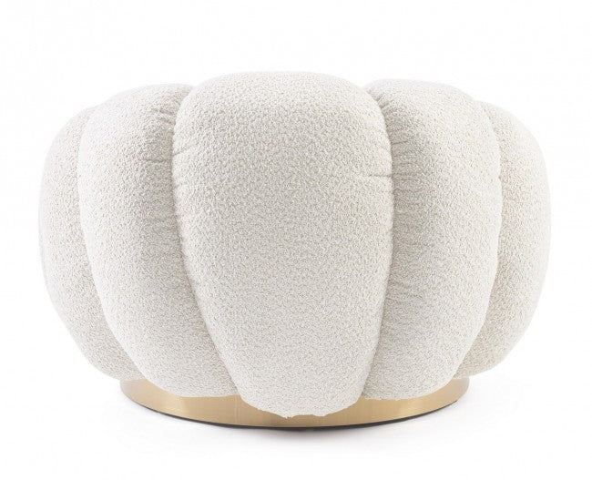 Poltrona girevole floreale 86x62x72 cm