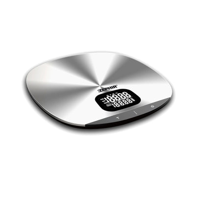 Bilancia digitale da cucina in acciaio capacità 5 kg