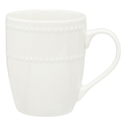 Mug Perle 35 cl white porcelain