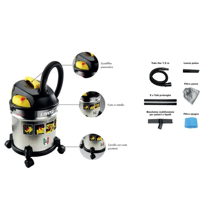 Aspirapolvere e aspiraliquidi Lavorwash Vac 20 S 1200W
