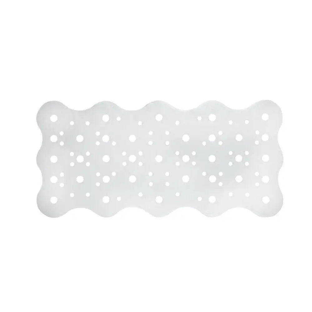 Tappeto vasca Oceano bianco antiscivolo con ventose 33 × 70 cm