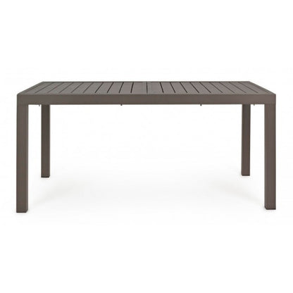 Tavolo per esterno allungabile in alluminio Caffè HILDE YK14 160-240x90x h75 cm
