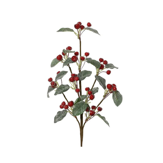 Ramo decorativo in PE con foglie di pisello H65 cm
