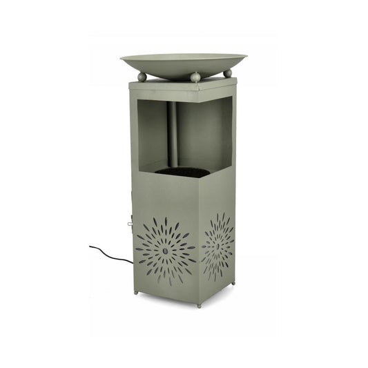 Bizzotto green Yuki fountain 40.5 x 40.5 x 78h cm