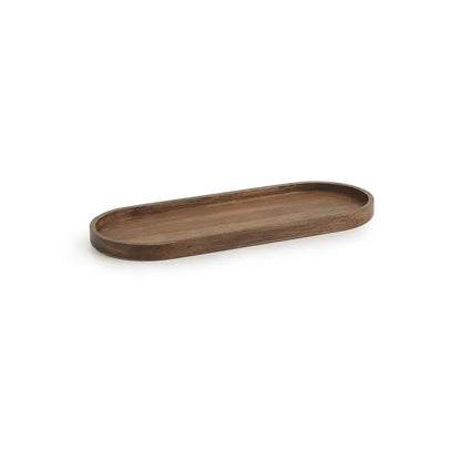Vassoio organizer Thea in bambù naturale 1,5 x 27,5 x 11,8 cm
