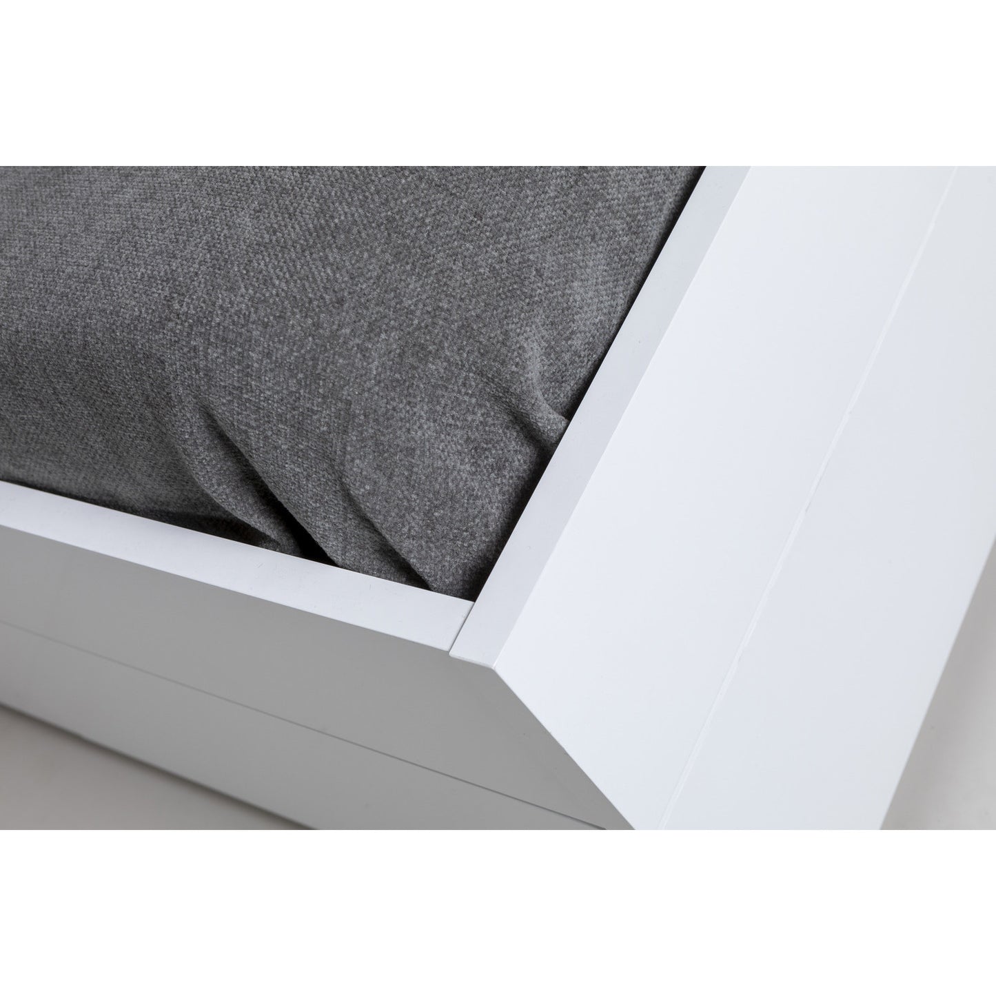Queen-Size-Bett mit Stauraum und 4 Schubladen, 166 x 220 x 96 H