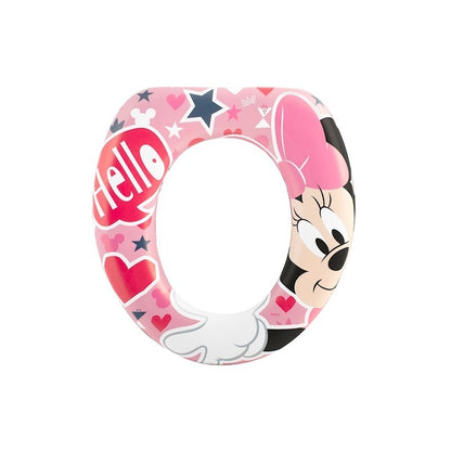 Reductor de asiento de inodoro acolchado Disney Minnie Icon Suave Sin BPA +12 Meses