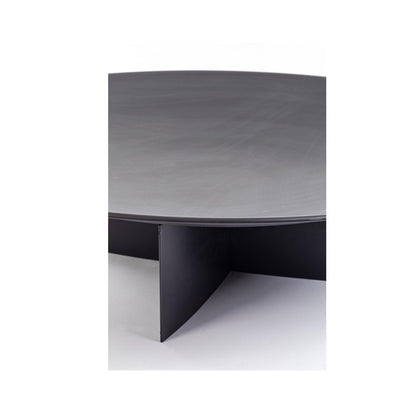 Brasero Bizzotto negro Nebraska Ø73x24 h en acero pintado negro