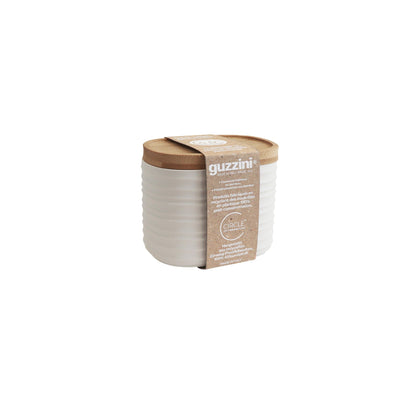 Barattolo multiuso con coperchio in bamboo 12,3 x 9,4 x h11 cm