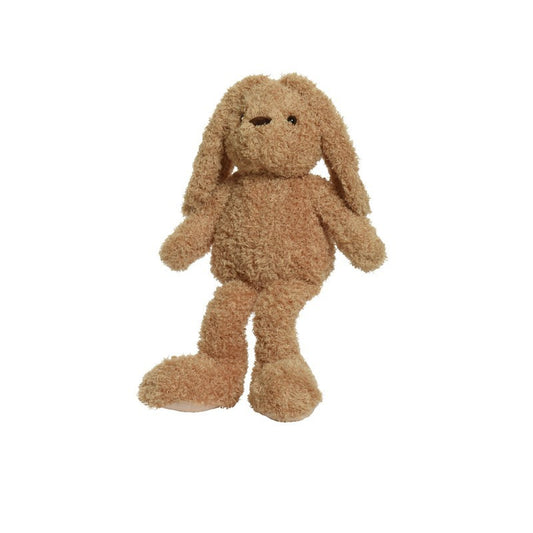 Peluche coniglio natalizio marrone H30 cm