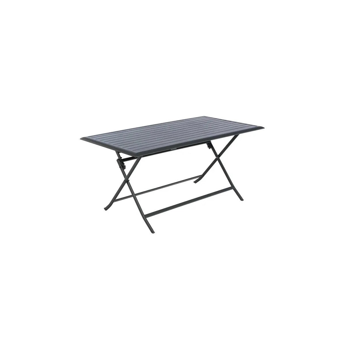 Mesa plegable Azua 6 plazas grafito 150x80x71 cm