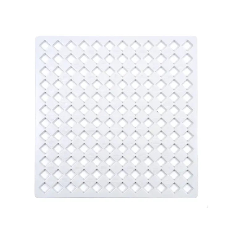 Tappeto doccia Enigma bianco antiscivolo con ventose 50 × 50 cm