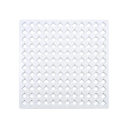 Tappeto doccia Enigma bianco antiscivolo con ventose 50 × 50 cm