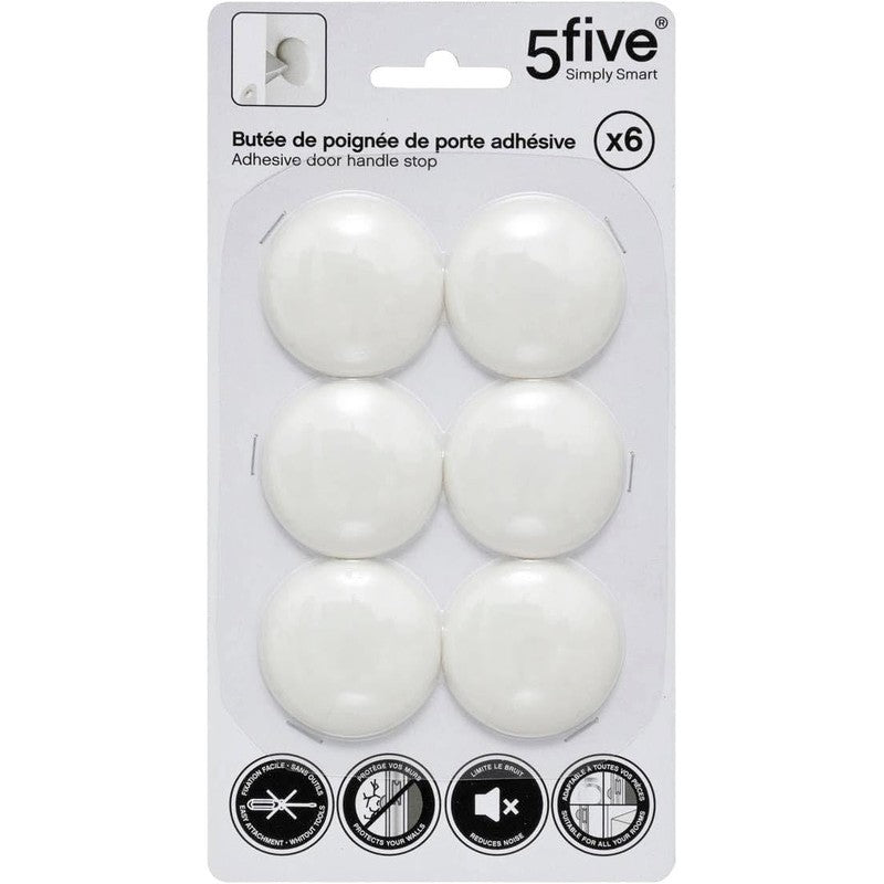 Set of 6 adhesive stops for handles
