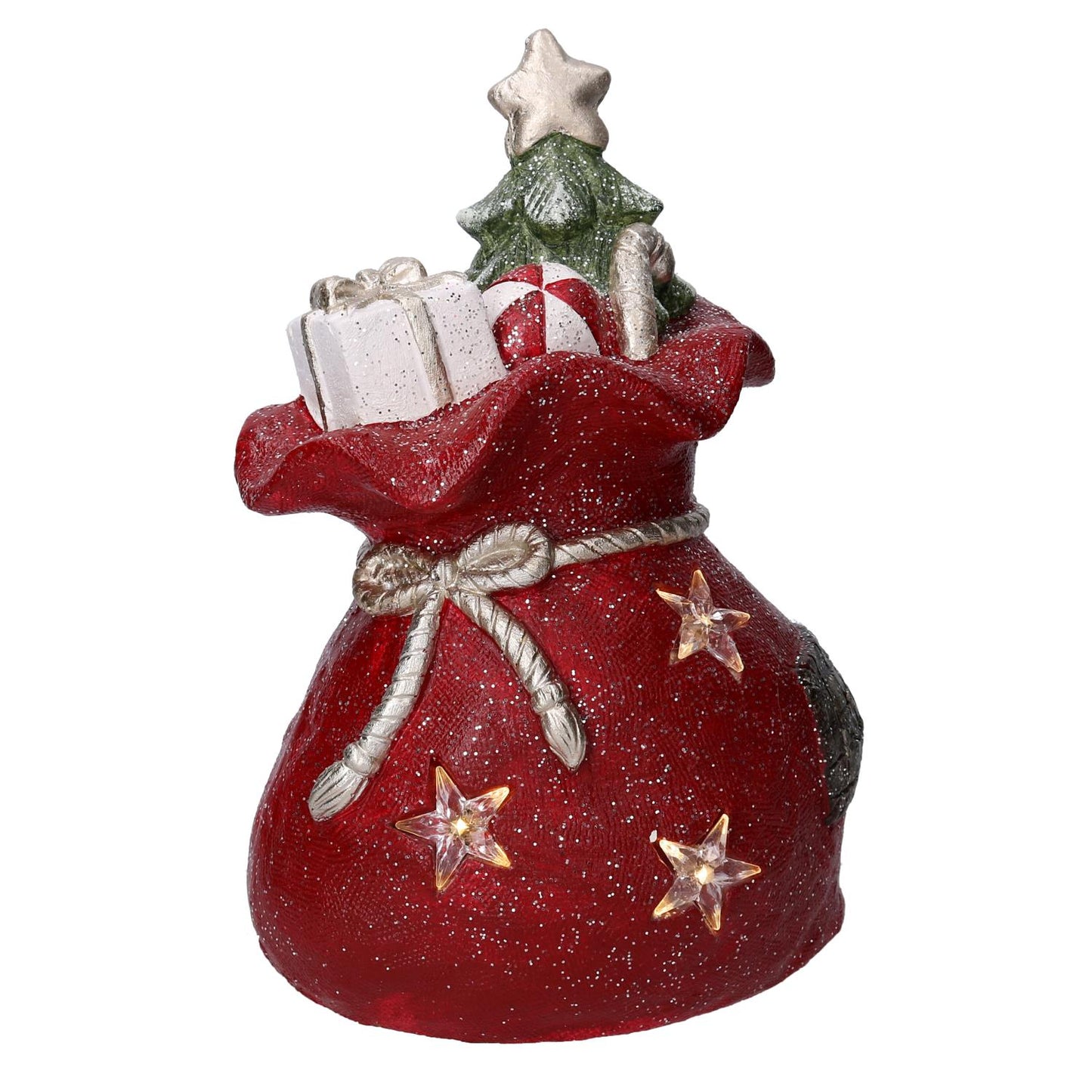 Red led resin gift pack cm27x22h40