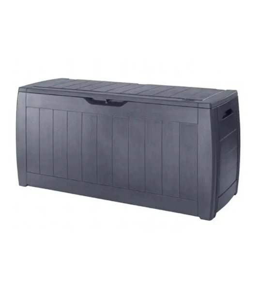 Keter Hollywood anthrazitfarbener Kofferraum 270l cm 118x45x57 h
