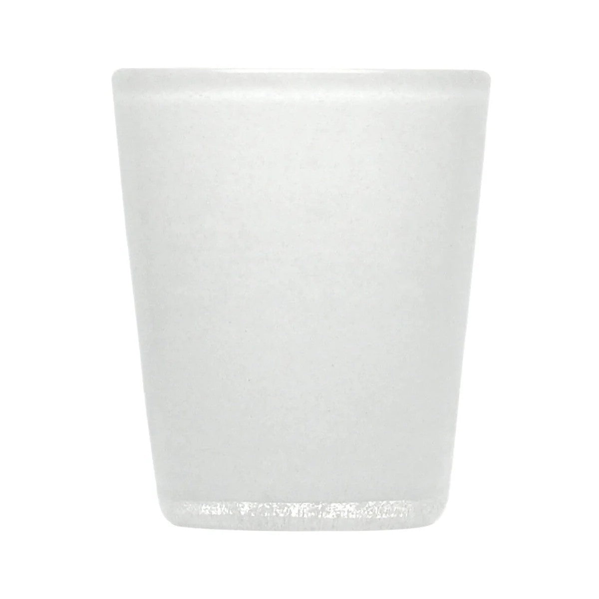 Vaso de agua macizo original memento blanco de vidrio soplado 0,25L