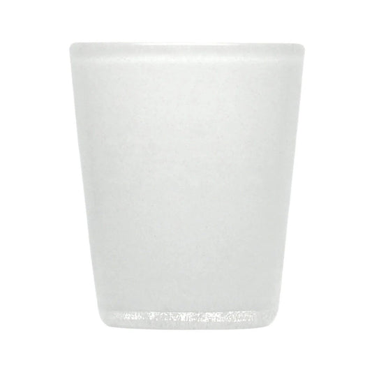 Original memento white solid water tumbler glass in blown glass 0.25L