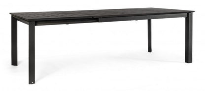 Konnor anthrazitfarbener ausziehbarer Couchtisch m 160-240x100x76h