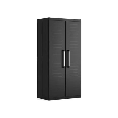Keter anthracite broom holder wardrobe 65x45x182 cm h