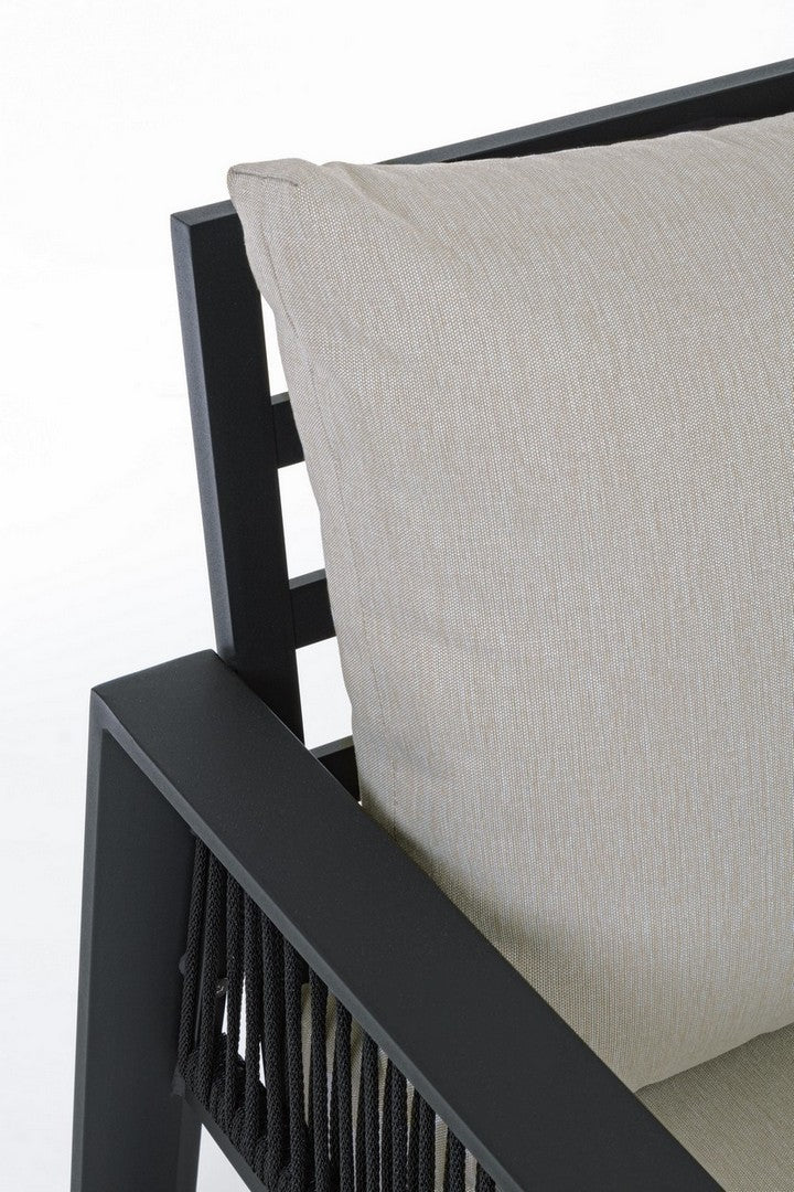 Captiva Anthracite Garden Lounge Set