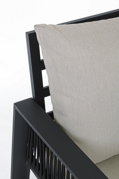 Captiva Anthracite Garden Lounge Set