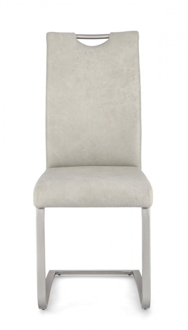 4x Sedia in ecopelle 42x56x102h