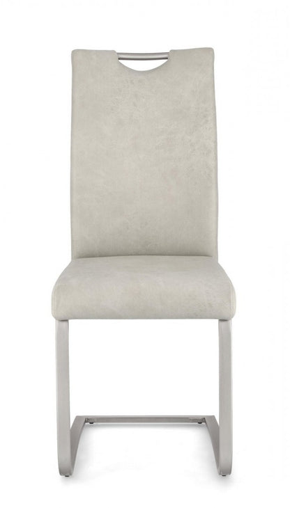 4x Sedia in ecopelle 42x56x102h