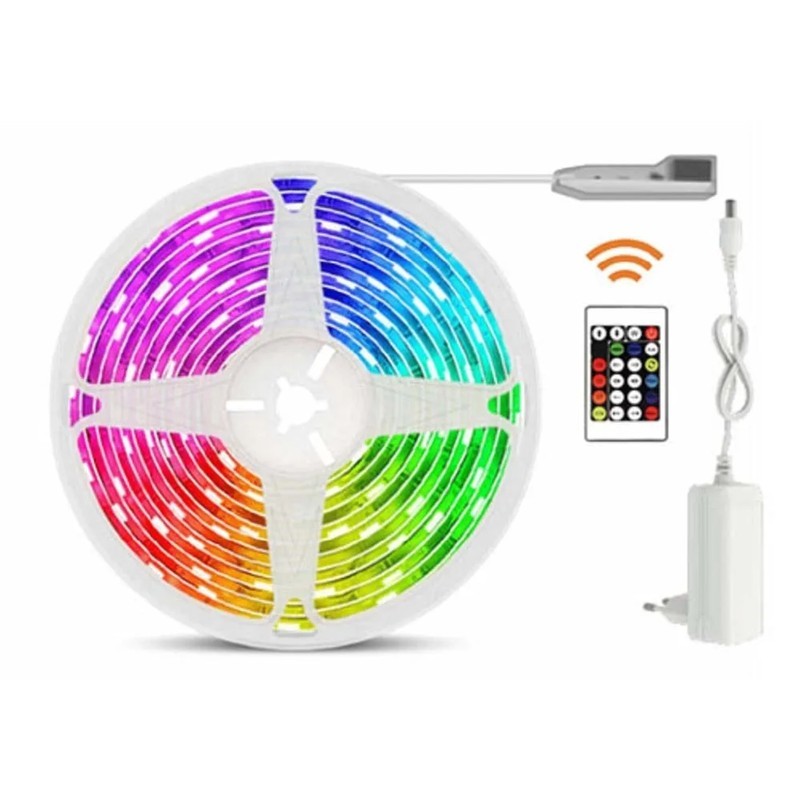 Tira led musica RGB 3 metros 12w 90 leds