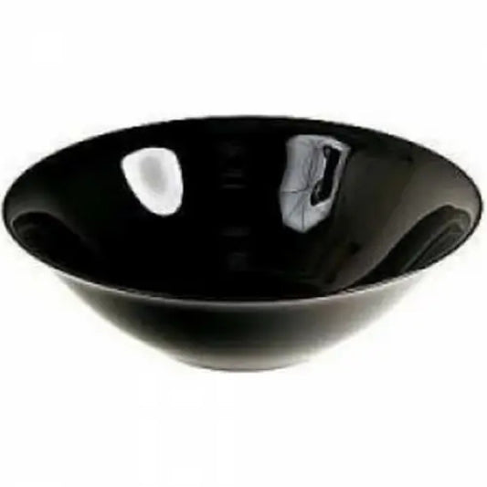 Niedliche Salatschüssel aus schwarzem Opal, 27 cm