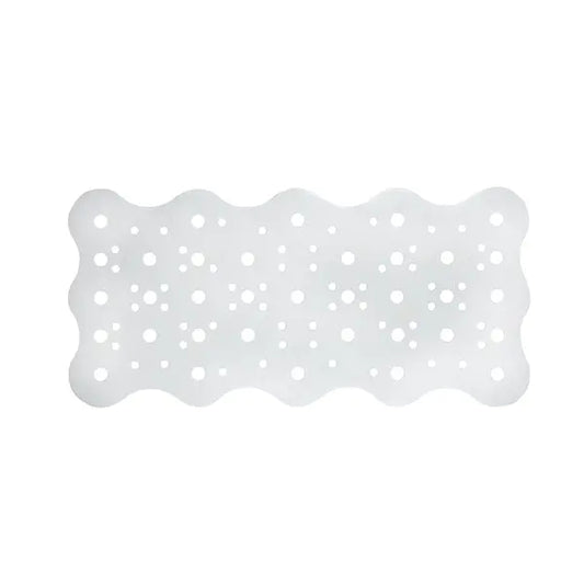 Tappeto vasca Oceano bianco antiscivolo con ventose 33 × 70 cm