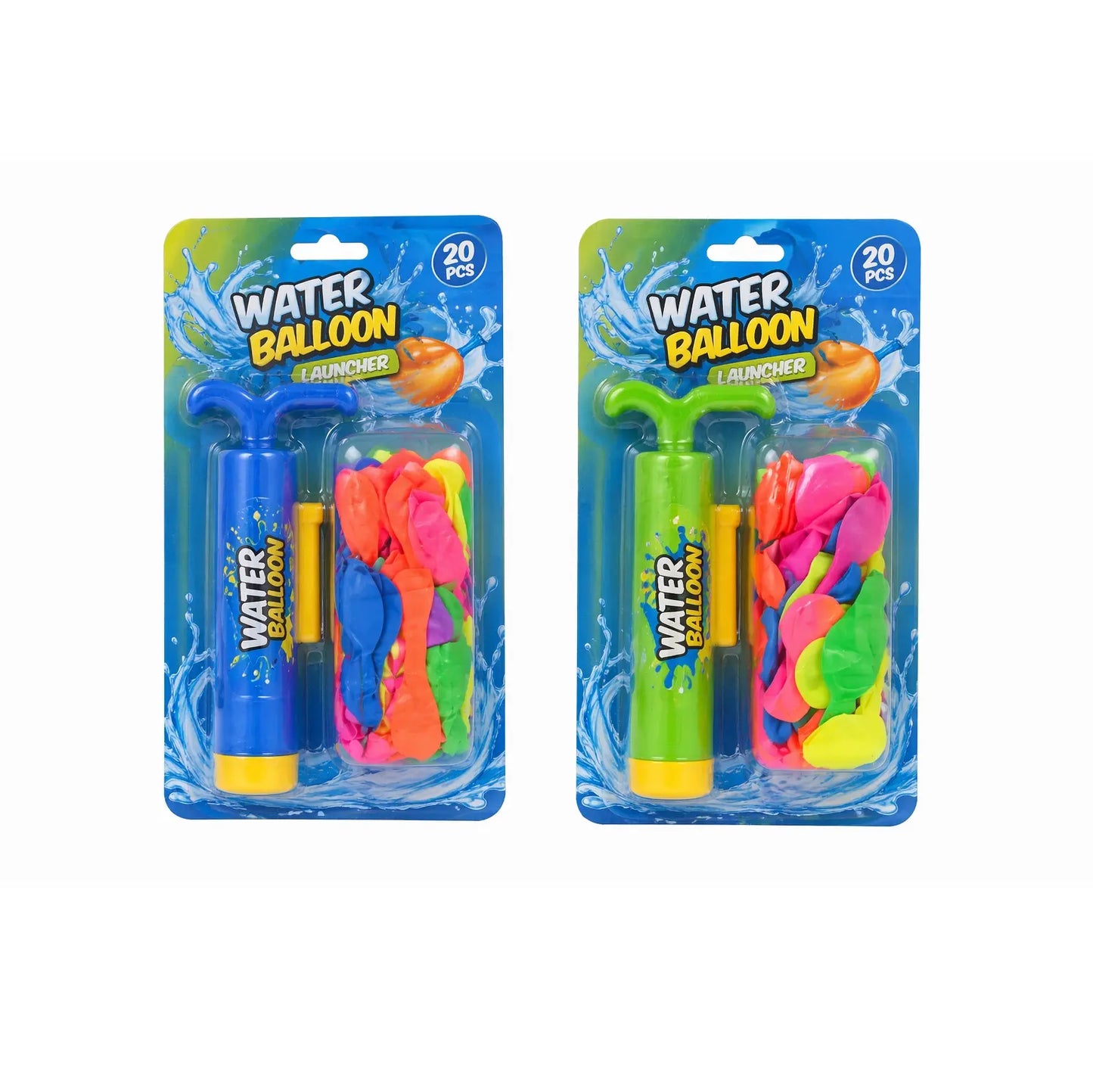Set mit 20 Wasserballons mit Werfer