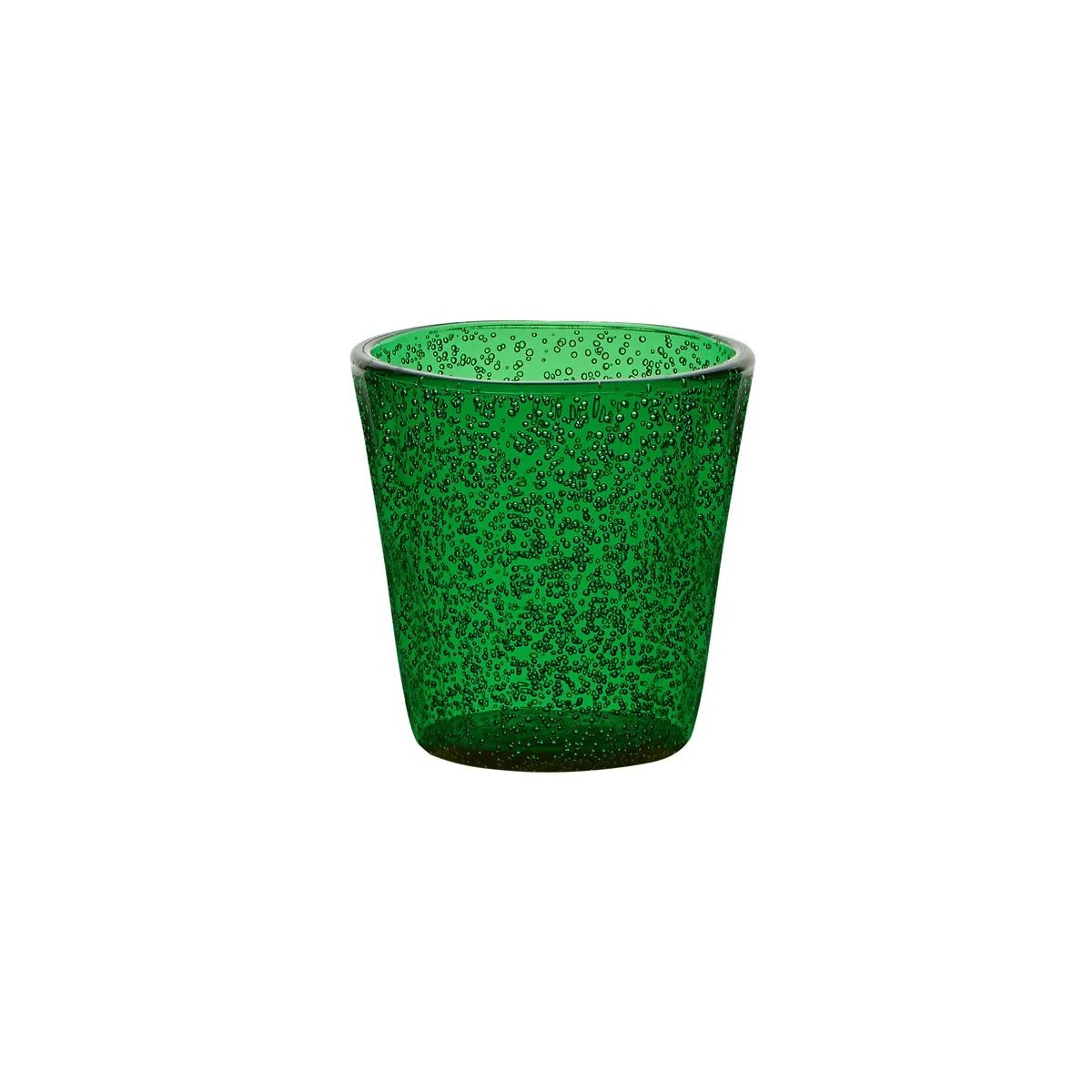 Smaragdfarbenes Memento Synth-Schnapsglas aus Methacrylat, 0,05 l