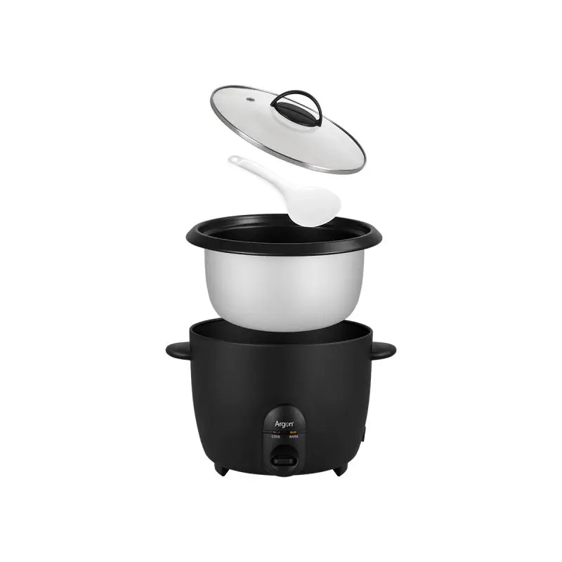 Arrocera eléctrica negra mate 1.8L 700W