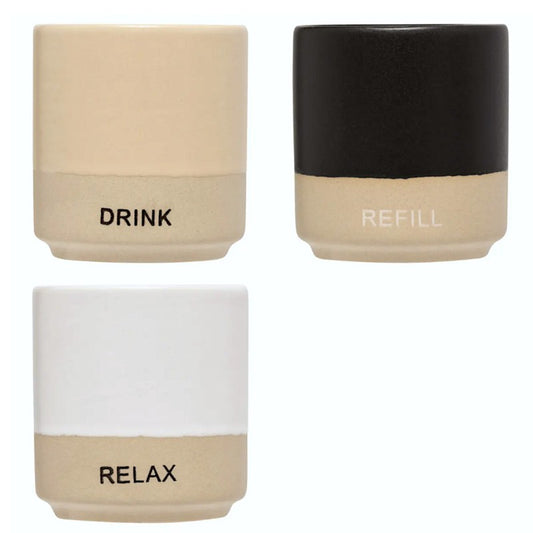 Luca espresso cup 8 cl assorted ceramic