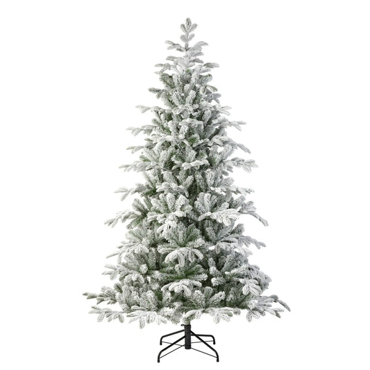 Albero di Natale Balsamea Fir verde innevato Ø130 × H210 cm