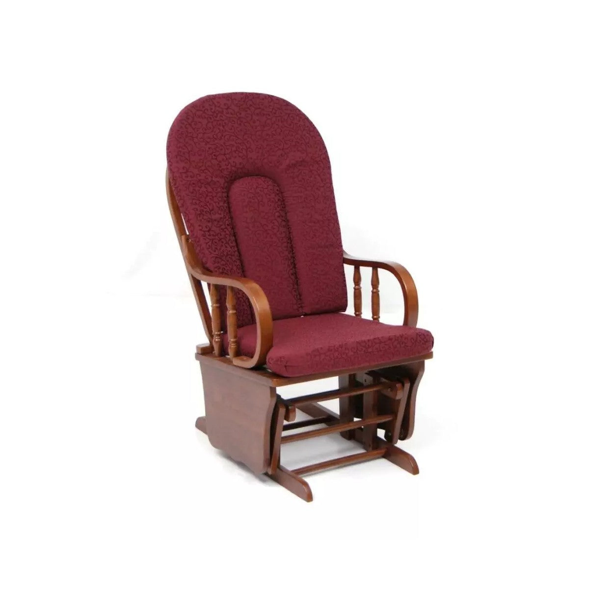 Mecedora Douglas burdeos 68x50x107h cm