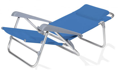 Strandliegestuhl Palau, blaue Farbe